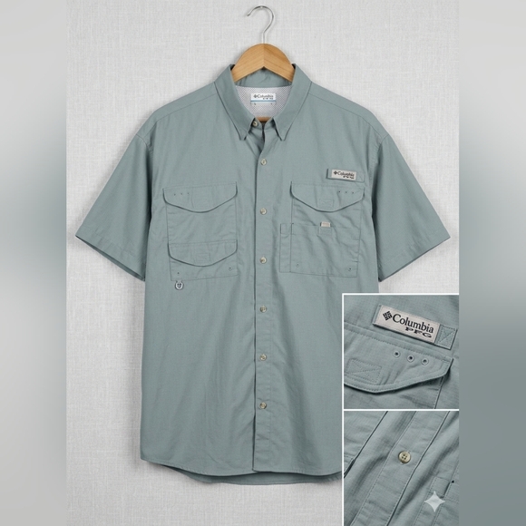 Columbia Other - Columbia Men's Blue Short Sleeve Shirt